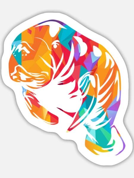 Gemächliche Seekuh Meeresgigant - Sticker Größe L (20 x 20 cm) - Mattweiß