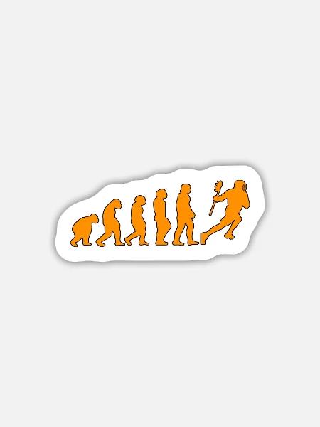 Lacross - Sticker Größe L (20 x 20 cm) - Mattweiß