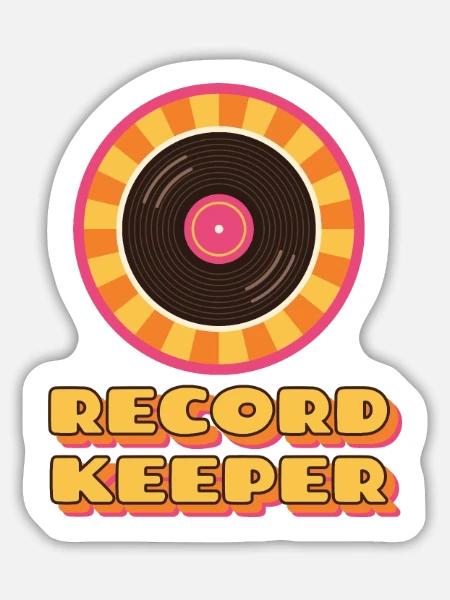 Archivführer - Sticker Größe L (20 x 20 cm) - Mattweiß