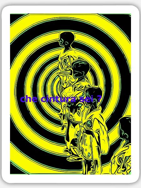 Spirals Neonfiguren-Silhouette - Sticker Größe L (20 x 20 cm) - Mattweiß