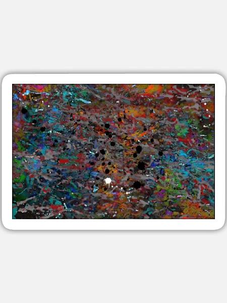 kujugj - Sticker Größe L (20 x 20 cm) - Mattweiß