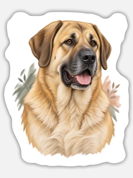 Sarabi - Sticker Größe L (20 x 20 cm) - Mattweiß