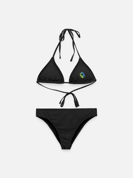 Stunt Scooter Roller Tricks Stuntroller Tretroller - Frauen Bikini - Schwarz