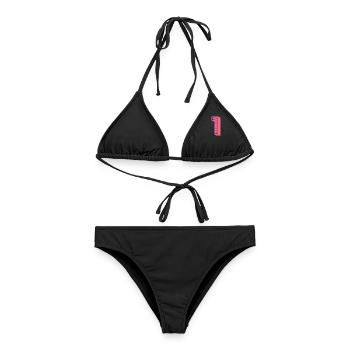 1. 1 JAHR. 1. JAHRESTAG. 1 JAHR GEBURTSTAG - Frauen Bikini - Schwarz - Vorne - AI Model Female 172 light (172cm)