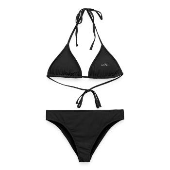 Berlin Skyline Capitale de la Porte de Brandebourg - Bikini femme - noir - Devant - AI Model Female 172 light (172cm)