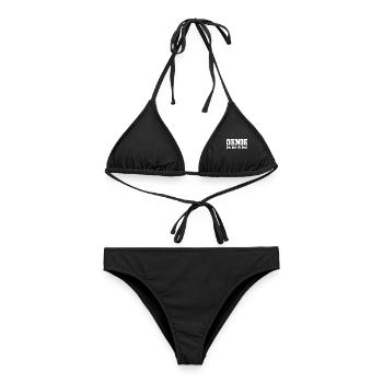 Genie bei der Arbeit lustiger Spruch Geschenk - Frauen Bikini - Schwarz - Vorne - AI Model Female 172 light (172cm)