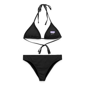 Geliebte - Frauen Bikini - Schwarz - Vorne - AI Model Female 172 light (172cm)