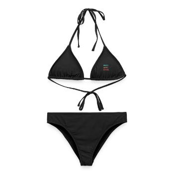 Best Bro Ever Bester Bruder Geschenk - Frauen Bikini - Schwarz - Vorne - AI Model Female 172 light (172cm)