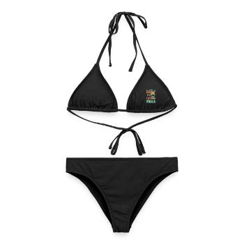 Ich bin ein ADHS-Krieger und ich überlebe sie - Frauen Bikini - Schwarz - Vorne - AI Model Female 172 light (172cm)