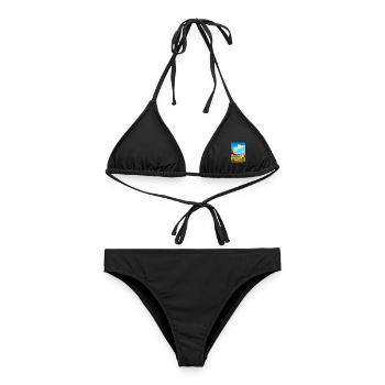 Capitol Reef National Park Vintage Reiseposter - Frauen Bikini - Schwarz - Vorne - AI Model Female 172 light (172cm)