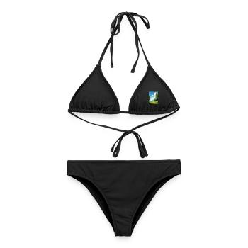 Kaitoke Regional Park Neuseeland Reiseposter - Frauen Bikini - Schwarz - Vorne - AI Model Female 172 light (172cm)