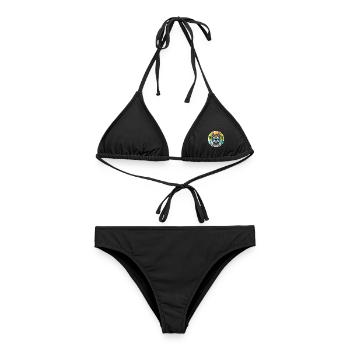 Lunettes de soleil Bouvier Des Ardennes Dog Breed Cartoon - Bikini femme - noir - Devant - AI Model Female 172 light (172cm)
