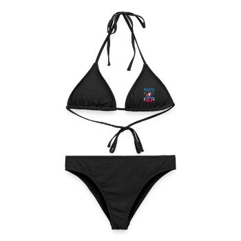Dieser kleine Astronaut ist 2 2. Geburtstag Bday - Frauen Bikini - Schwarz - Vorne - AI Model Female 172 light (172cm)
