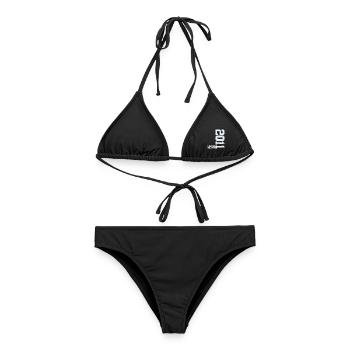 15. GEBURTSTAG LIMITED EDITION 2011 - Frauen Bikini - Schwarz - Vorne - AI Model Female 172 light (172cm)