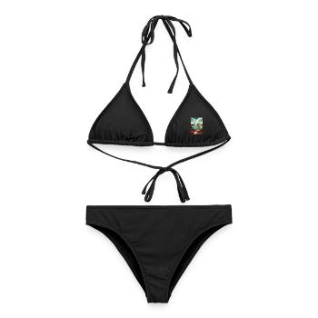 Horseshoe Bend National Park Vintage Reiseposter - Frauen Bikini - Schwarz - Vorne - AI Model Female 172 light (172cm)