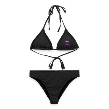 Vintage Tante Patentante Heldin Geschenk - Frauen Bikini - Schwarz - Vorne - AI Model Female 172 light (172cm)