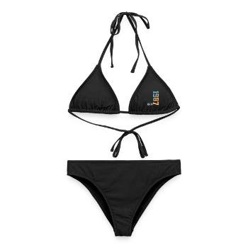 39TH BIRTHDAY LIMITED EDITION 1987 - Women's Bikini - black - Front - AI Model Female 172 light (172cm)