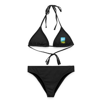 Haut-Palatinat Allemagne Affiche de voyage vintage WPA - Bikini femme - noir - Devant - AI Model Female 172 light (172cm)