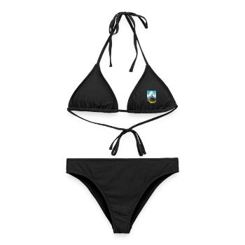 Schloss  Deutschland Reiseplakat - Frauen Bikini - Schwarz - Vorne - AI Model Female 172 light (172cm)
