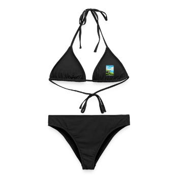 Great Orme Wales Uk Vintage Travel Poster Souvenir - Women's Bikini - black - Front - AI Model Female 172 light (172cm)