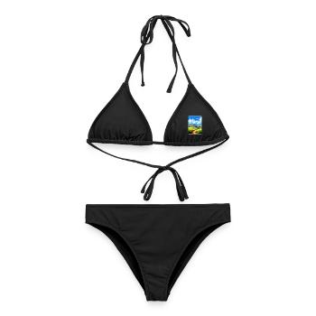 Castilla Y Leon Spain Vintage Travel Poster WPA - Women's Bikini - black - Front - AI Model Female 172 light (172cm)