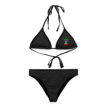 Krankenpflege Noel Magic Medizinische Krankenschwe - Frauen Bikini - Schwarz - Vorne - AI Model Female 172 light (172cm)