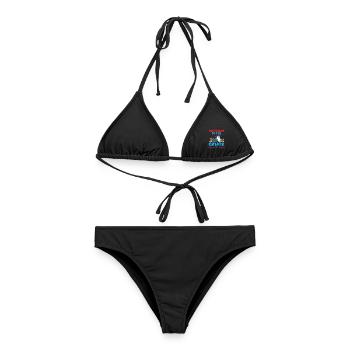Hausmeister der Krypten Schule Hausmeister Hallowe - Frauen Bikini - Schwarz - Vorne - AI Model Female 172 light (172cm)