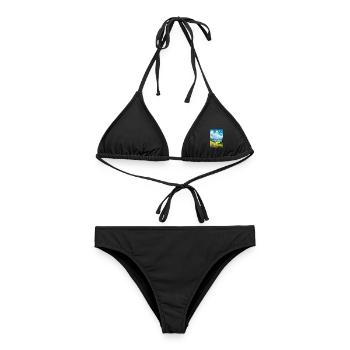 Sierra Nevada Nationalpark Vintage Reiseposter - Frauen Bikini - Schwarz - Vorne - AI Model Female 172 light (172cm)