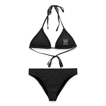 Ham Addict Radio Operator Übertragung Ham Radio - Frauen Bikini - Schwarz - Vorne - AI Model Female 172 light (172cm)