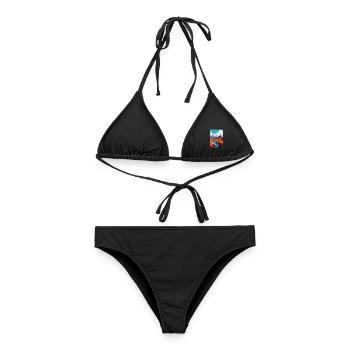 Ben Nevis Schottland Vintage Reiseposter Souvenir - Frauen Bikini - Schwarz - Vorne - AI Model Female 172 light (172cm)