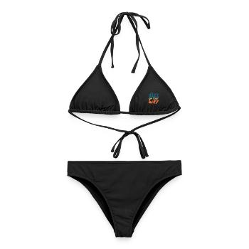 Jazz Geschenk - Frauen Bikini - Schwarz - Vorne - AI Model Female 172 light (172cm)