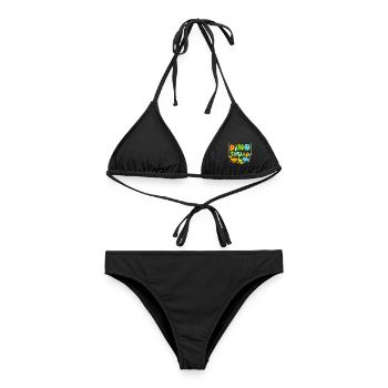 Dino Squad Zukünftiger Paläontologe Dinosaurier Di - Frauen Bikini - Schwarz - Vorne - AI Model Female 172 light (172cm)