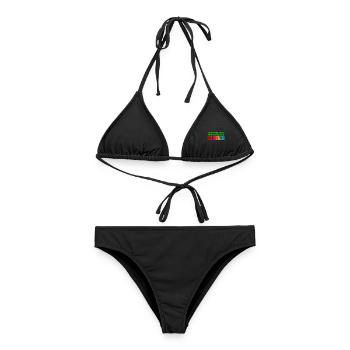 Polen Stolz Shirt - Frauen Bikini - Schwarz - Vorne - AI Model Female 172 light (172cm)