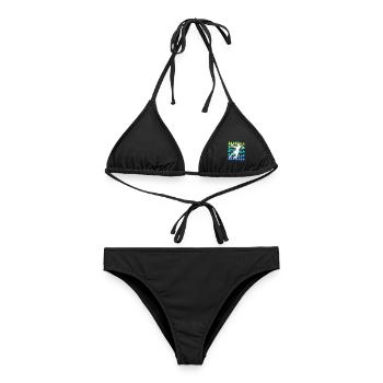 Handballspieler Handballer Kinder Handball Jungen - Frauen Bikini - Schwarz - Vorne - AI Model Female 172 light (172cm)