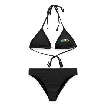 Ninja 8 Jahre Junge 8. Geburtstag - Frauen Bikini - Schwarz - Vorne - AI Model Female 172 light (172cm)