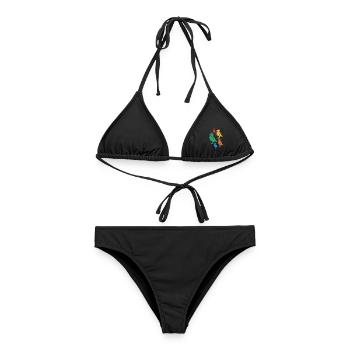 Papageitaucher Puffins Mädchen Kinder Puffin - Frauen Bikini - Schwarz - Vorne - AI Model Female 172 light (172cm)