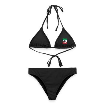 I Love Burano - Frauen Bikini - Schwarz - Vorne - AI Model Female 172 light (172cm)