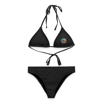 Go Kart Gokart Kartfahrer Motorsport Go-Kart - Frauen Bikini - Schwarz - Vorne - AI Model Female 172 light (172cm)
