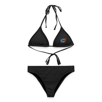 Flugzeug Modellflugzeug Herren Kinder Jungen Pilot - Frauen Bikini - Schwarz - Vorne - AI Model Female 172 light (172cm)