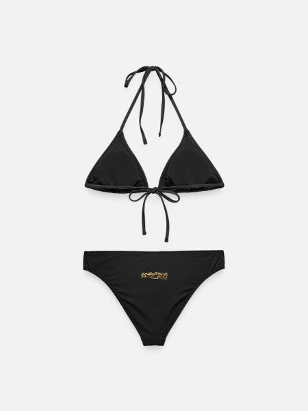 Holzwurm - Frauen Bikini - Schwarz