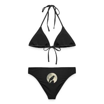 Rabe - Frauen Bikini - Schwarz - Hinten - AI Model Female 172 light (172cm)