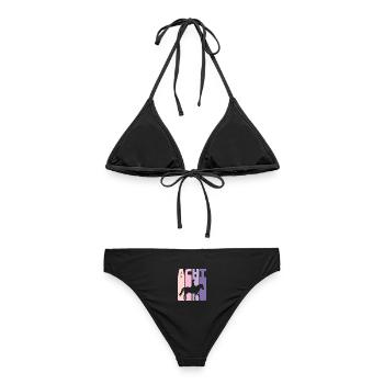 Kinder 8. Geburtstag Reiterin Pferde Fan 8 Jahre - Frauen Bikini - Schwarz - Hinten - AI Model Female 172 light (172cm)