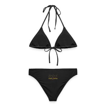 Super Mama - Frauen Bikini - Schwarz - Hinten - AI Model Female 172 light (172cm)