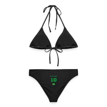 Nicotinho 10 Brasil - Trikot - Frauen Bikini - Schwarz - Hinten - AI Model Female 172 light (172cm)