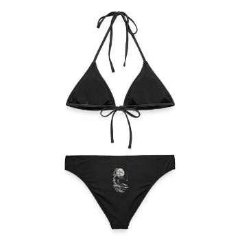 Samurai-Motiv: The Way of the Samurai – Japanese  - Frauen Bikini - Schwarz - Hinten - AI Model Female 172 light (172cm)