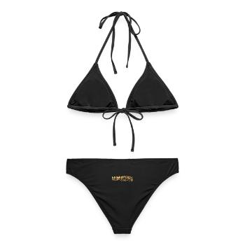 Alles aus Holz - Frauen Bikini - Schwarz - Hinten - AI Model Female 172 light (172cm)