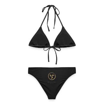 Bushido Kreis Symbol - Frauen Bikini - Schwarz - Hinten - AI Model Female 172 light (172cm)