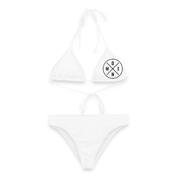 MOIN - Frauen Bikini - Weiß - Vorne - AI Model Female 172 dark (172cm)