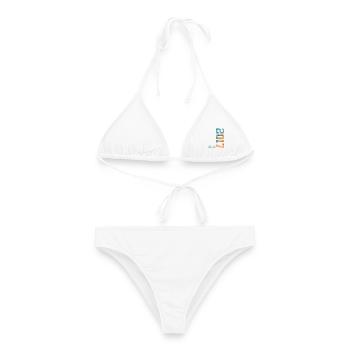 9TH BIRTHDAY LIMITED EDITION 2017 - Women's Bikini - white - Front - AI Model Female 172 dark (172cm)