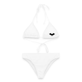 Halloween Fledermaus - Icon - Frauen Bikini - Weiß - Vorne - AI Model Female 172 dark (172cm)